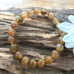 Vòng tay thạch anh tóc nâu TD0007