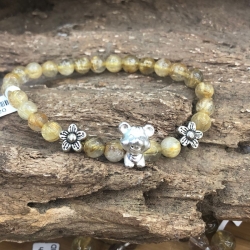 Vòng tay thạch anh tóc vàng TA0020