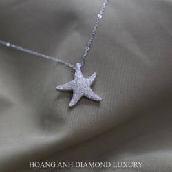 G5 8544 Dây mặt The Coral Star vàng trắng 18K Hình ...