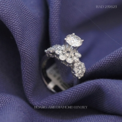 HAD 239623 Nhẫn nữ VT14K viên chủ 7.0 ly G F Frozen ...